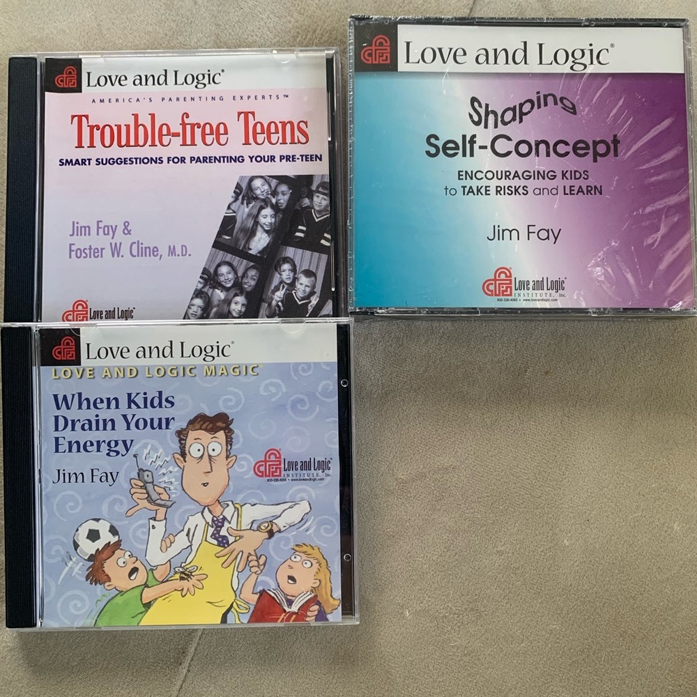Love and Logic CD Lot Jim Fay Parenting Audio Trouble-Free Teens NEW